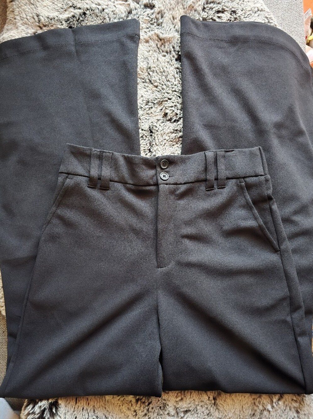 Wide Leg Black Pants